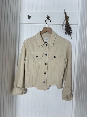 Hidden Modern Cream Denim Jacket -